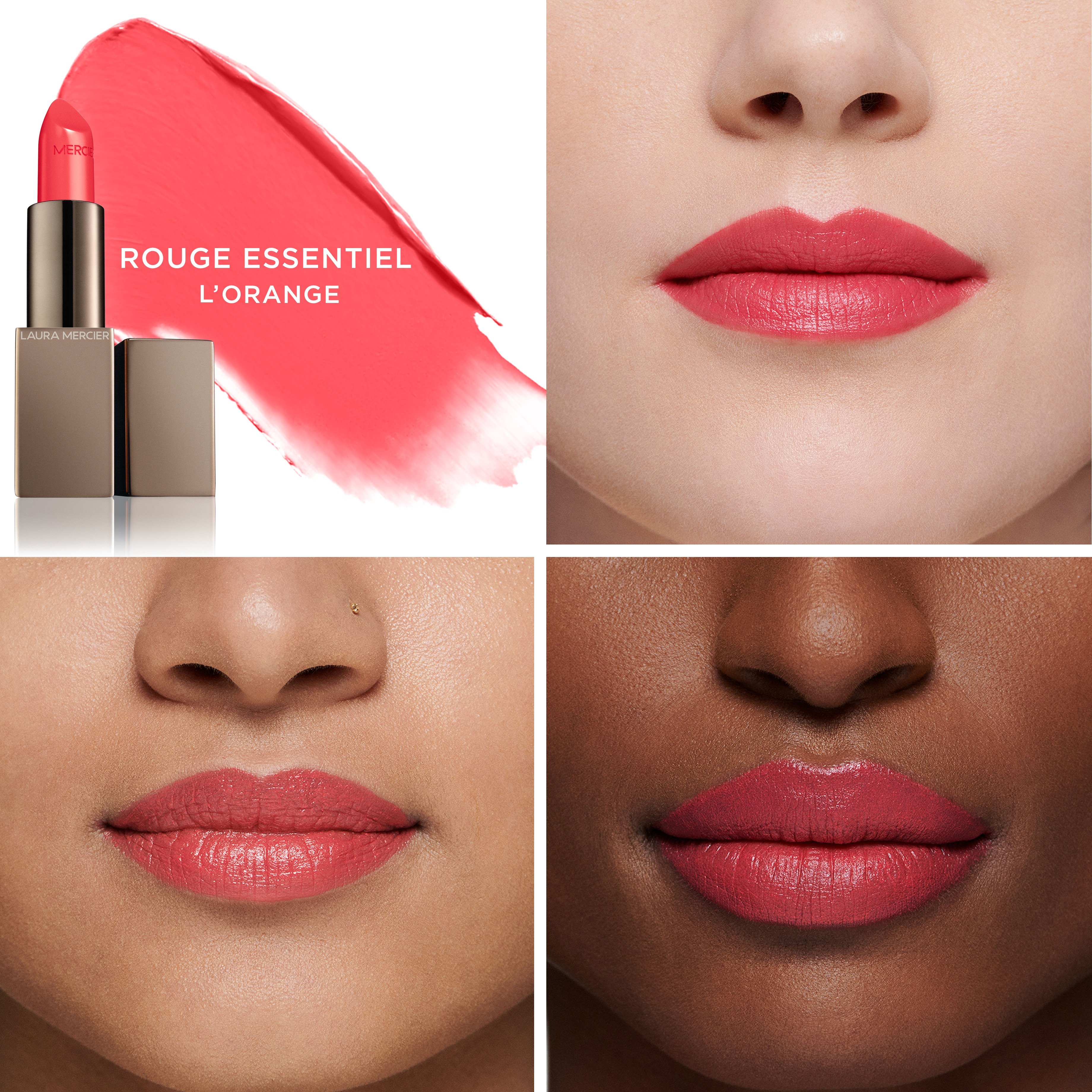 Rouge Essentiel Silky Creme Lipstick • L'Orange