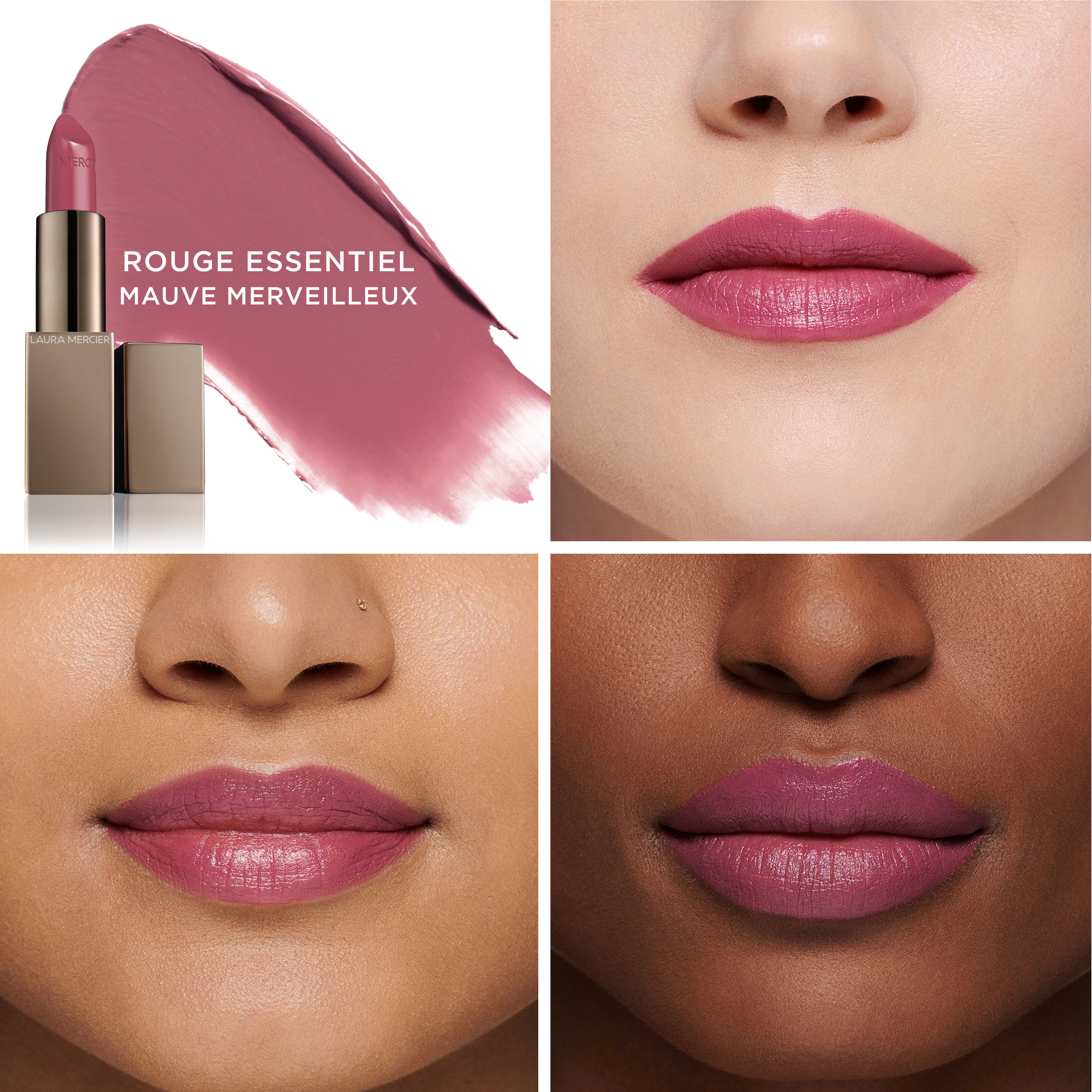 Rouge Essentiel Silky Creme Lipstick • Mauve Merveilleux
