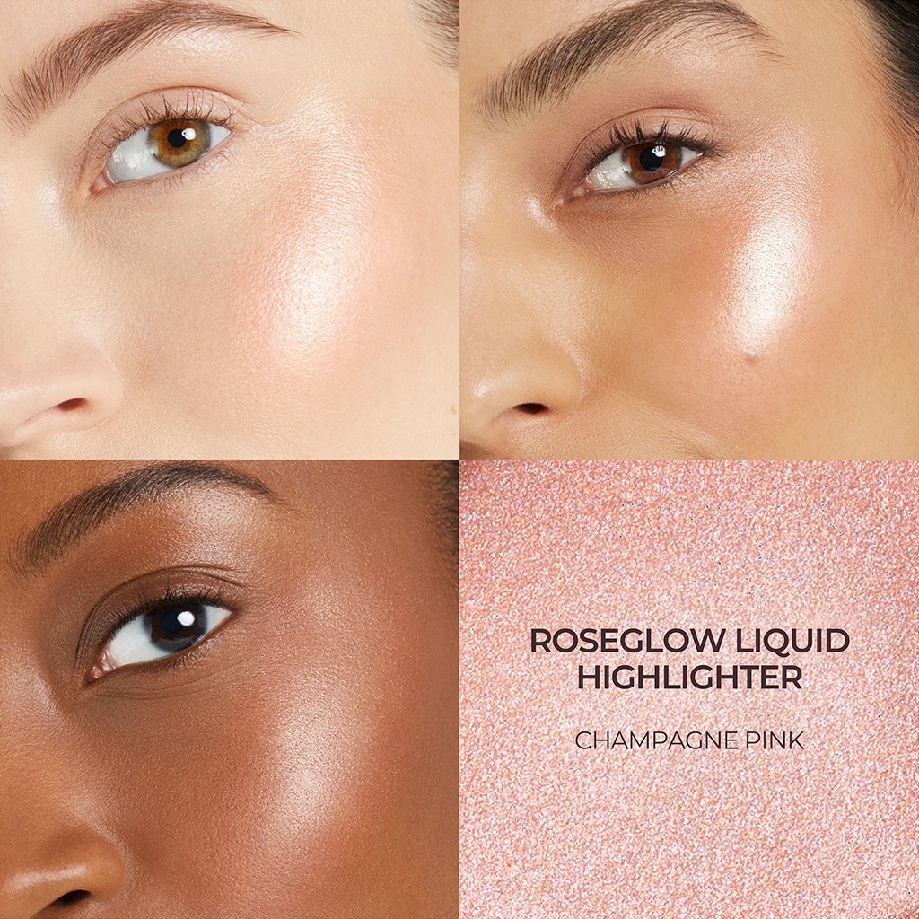 RoseGlow Liquid Highlighter • Champagne Pink