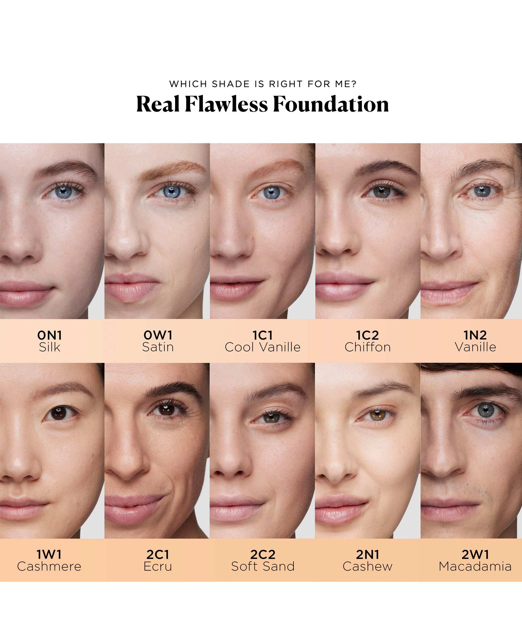 Real Flawless Weightless Perfecting Foundation • Macadamia