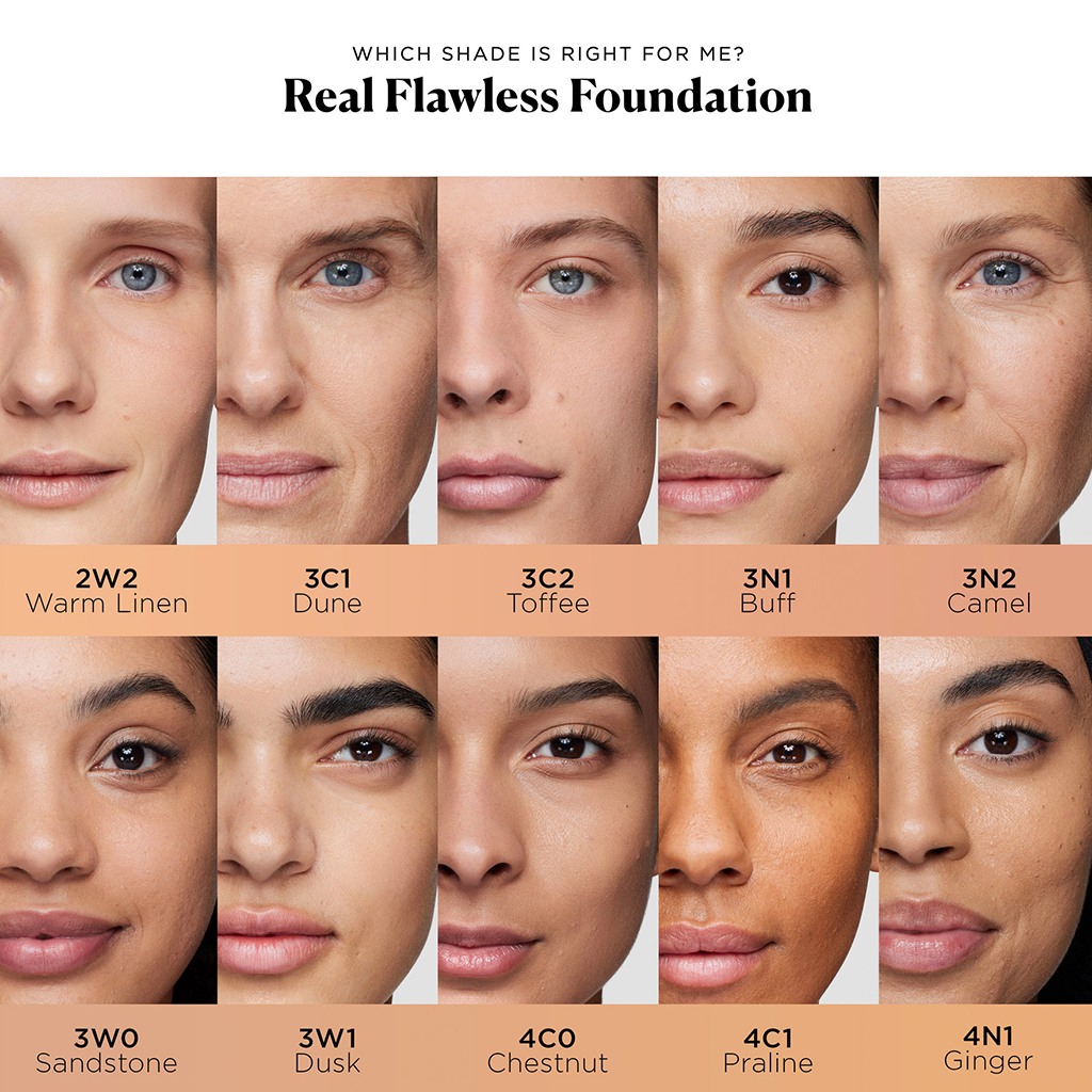 Real Flawless Weightless Perfecting Foundation • 2W2 Warm Linen
