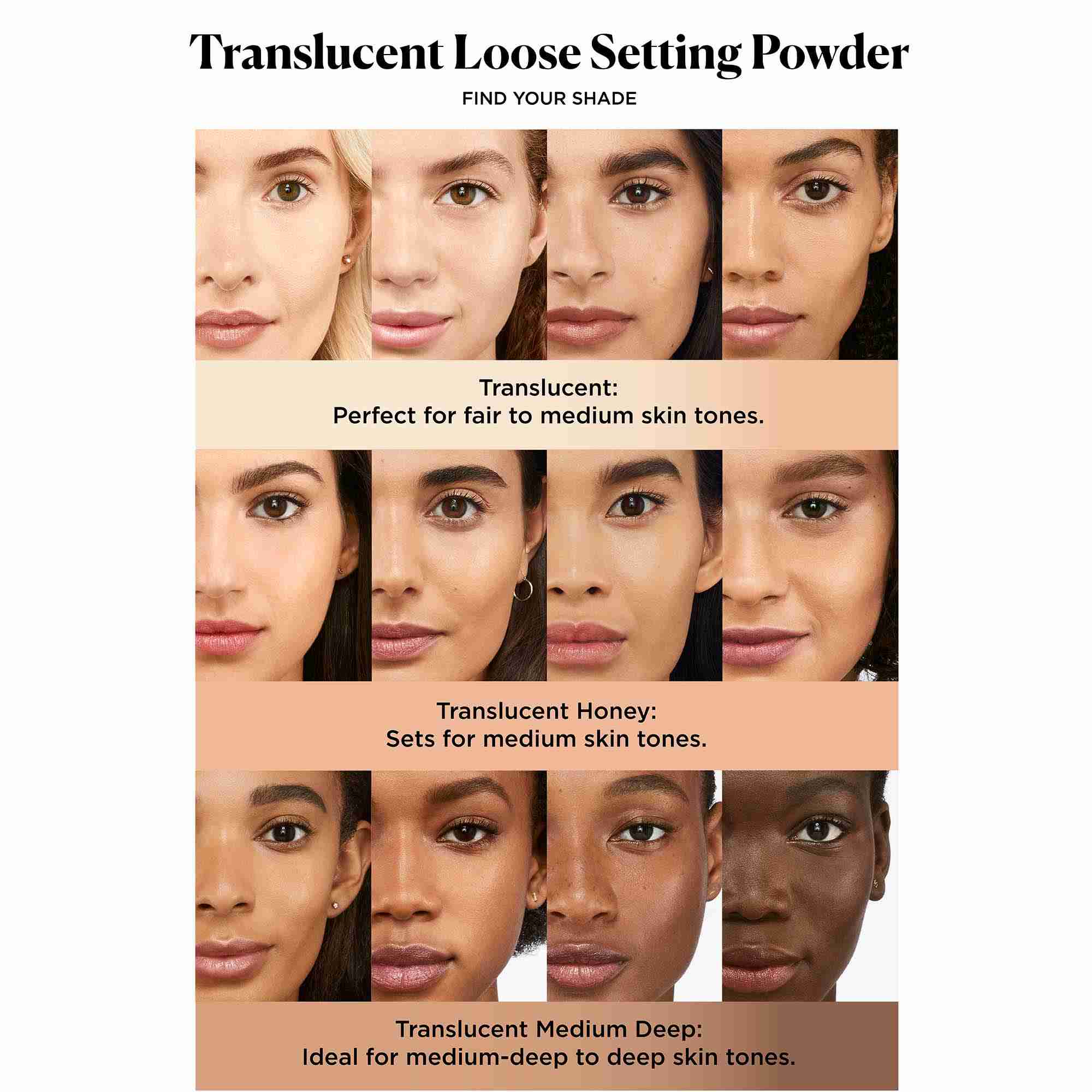 Translucent Loose Setting Powder • Translucent Medium Deep