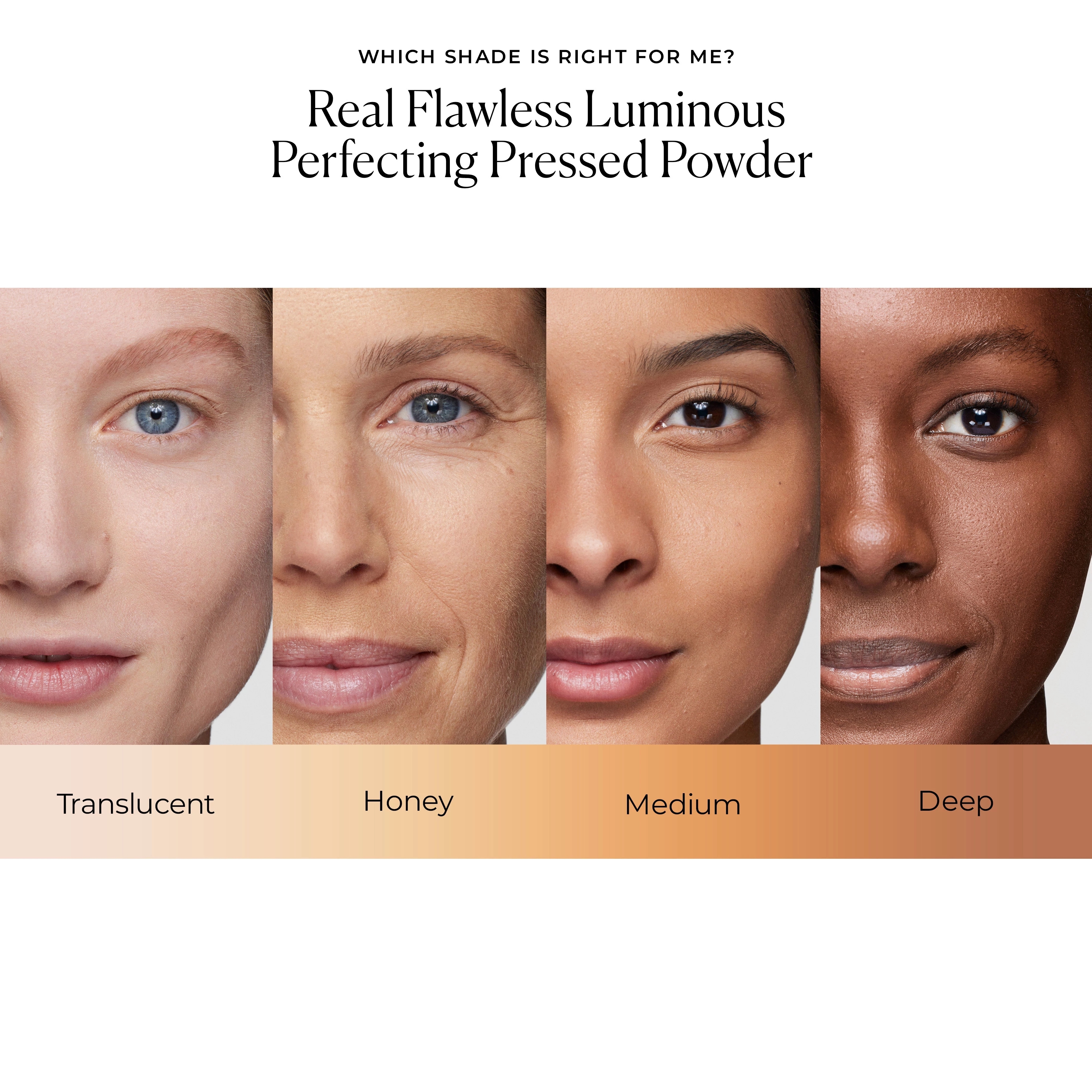 Real Flawless Luminous Perfecting Pressed Powder • Transl​ucent