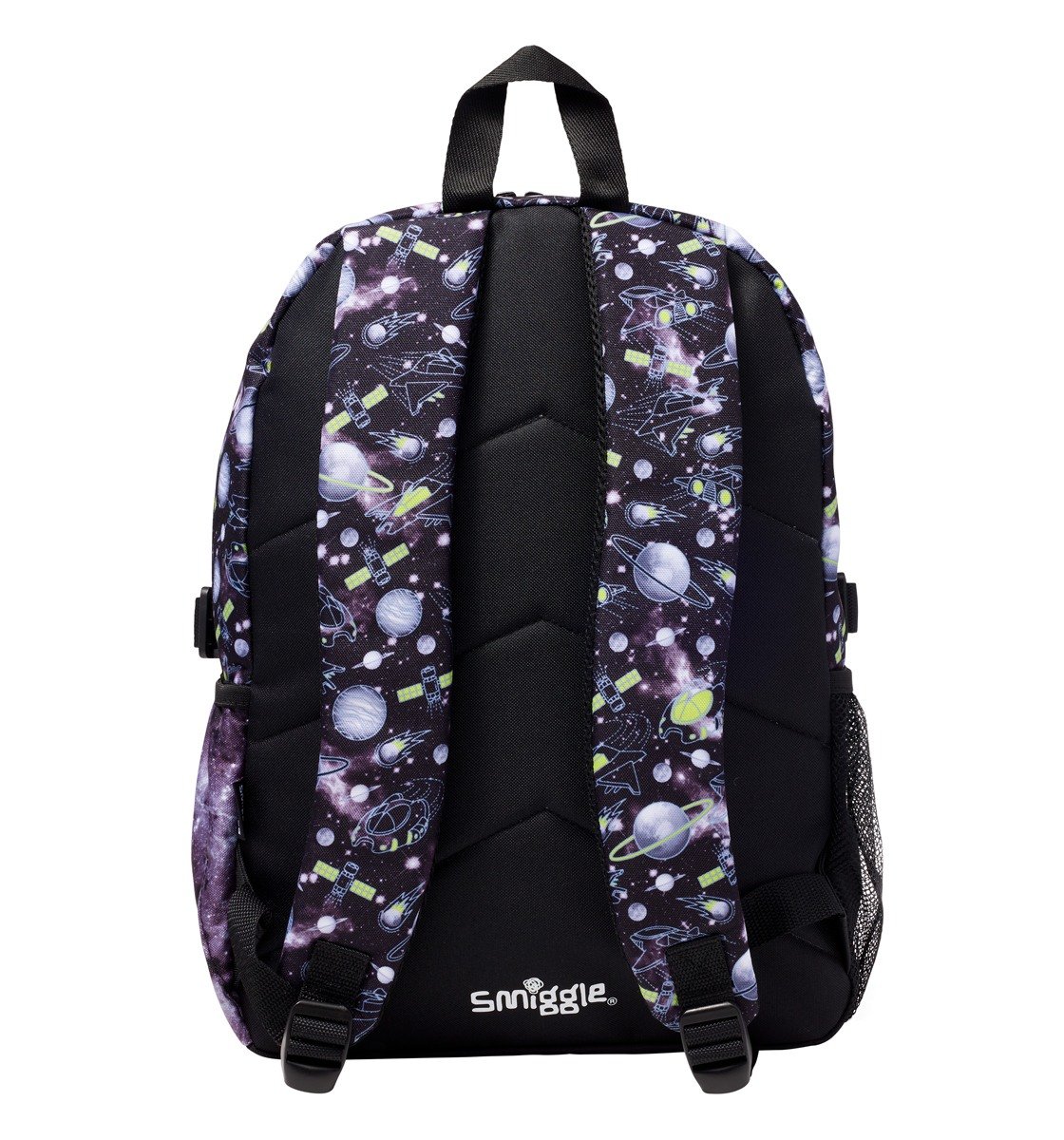 Smiggle Fly High Kid’s Backpack Stylish Trendy Waterproof School Bag with Multi Compartment – Black, 3Y+