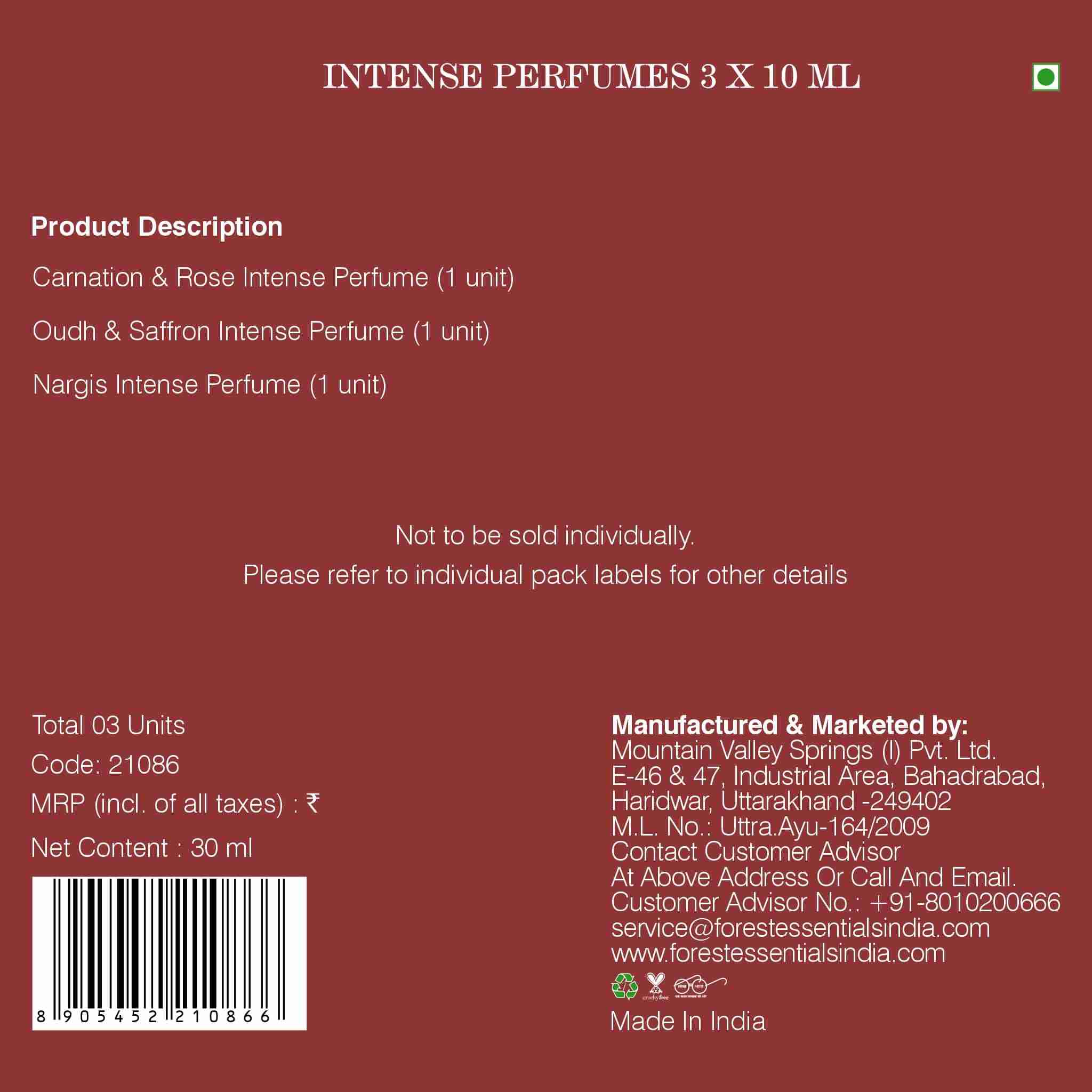 Intense Perfume Selection Box • 30ml