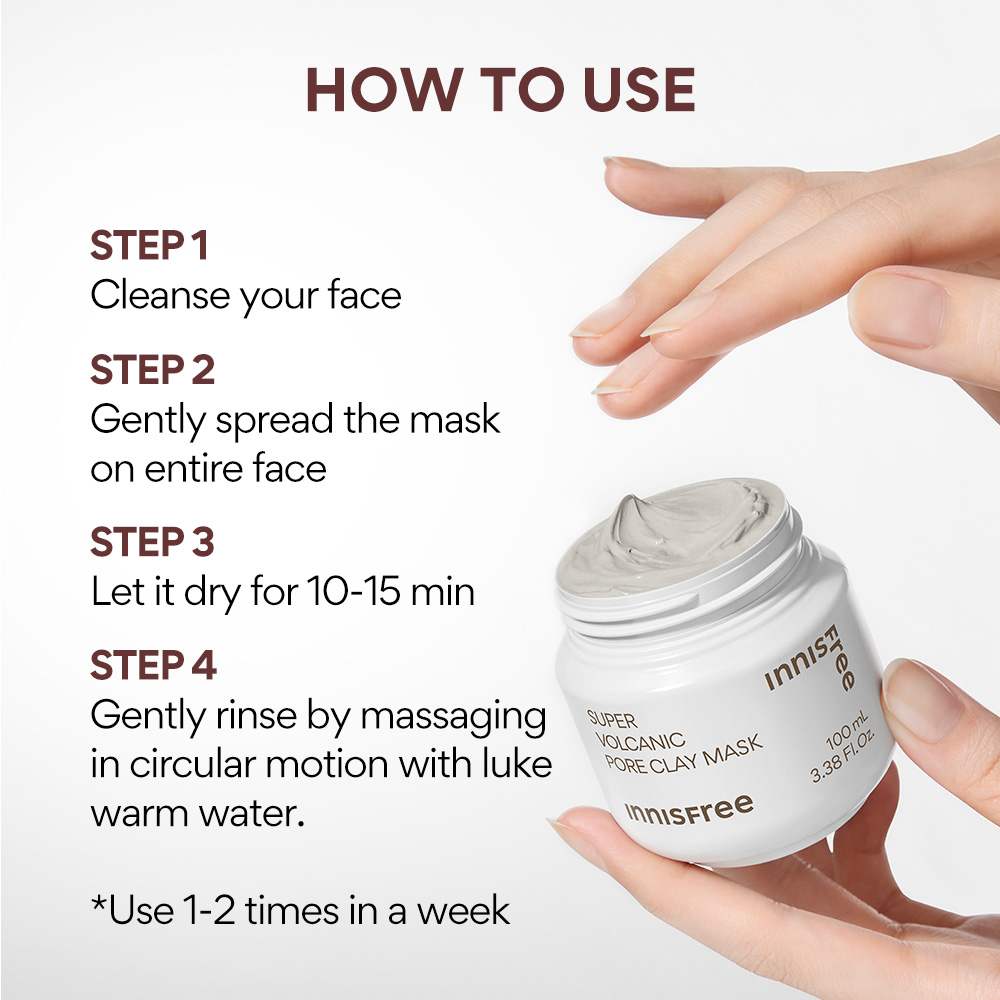 Super Volcanic Pore Clay Mask • 100ml