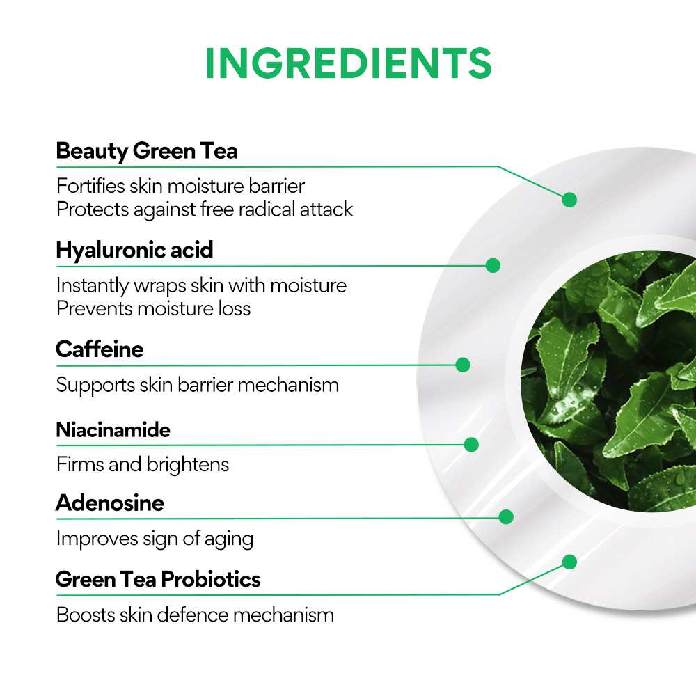 Green Tea Hyaluronic Glow Eye & Face • 10ml