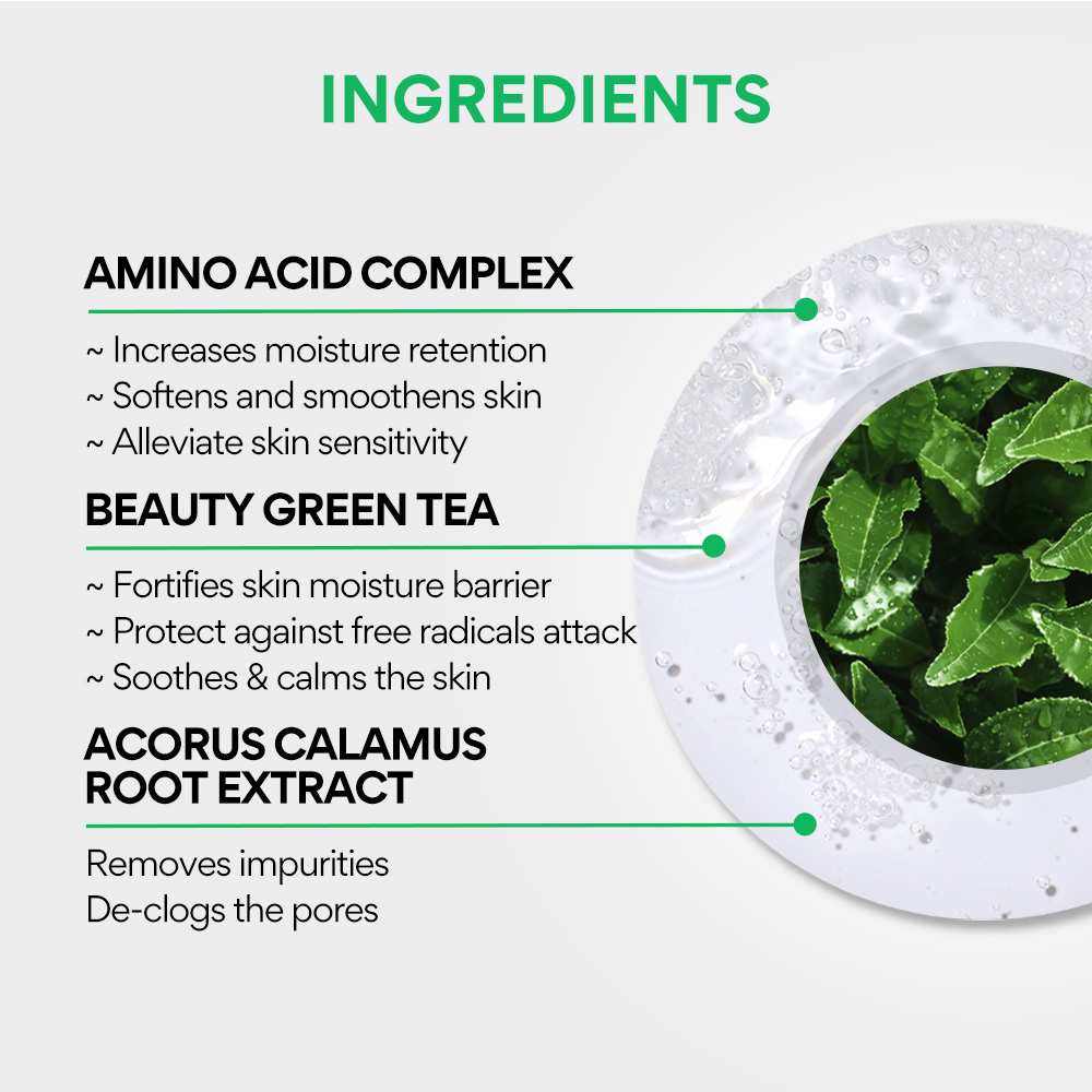 Green Tea Amino Cleansing Water • 320g