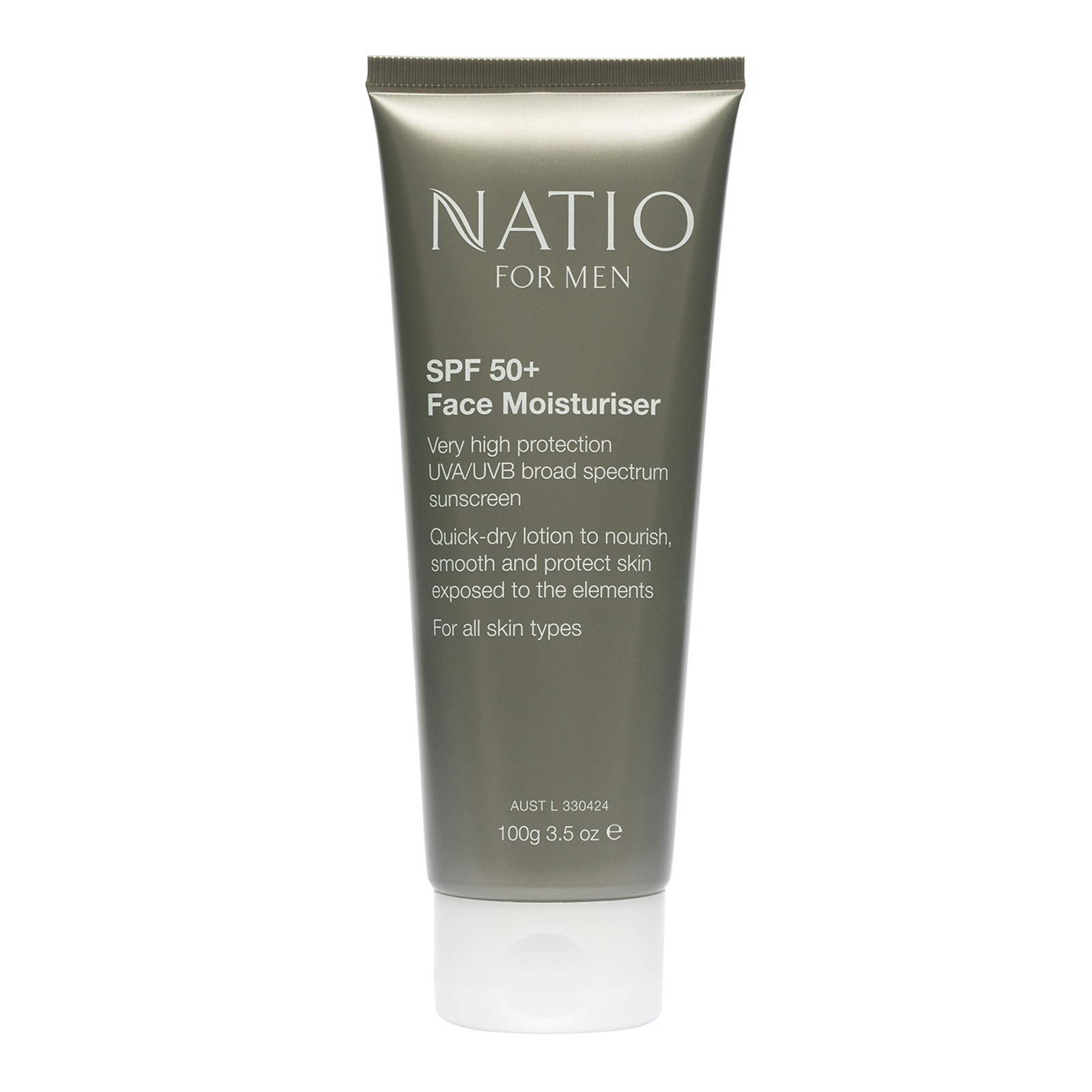 Men SPF 50+ Face Moisturiser • 100gm