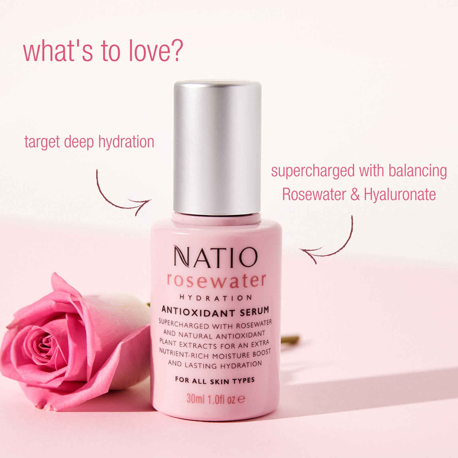 Rosewater Antioxidant Serum • 30ml