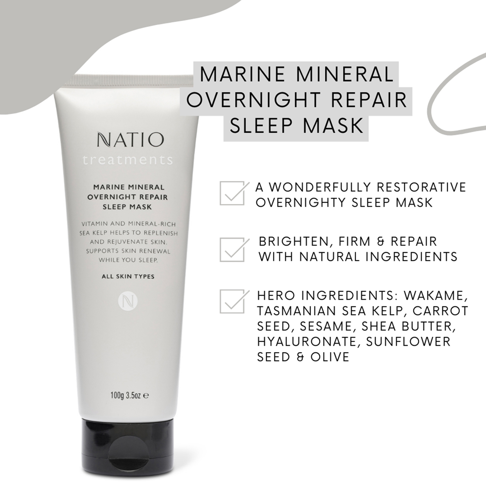 Treatments Marine Mineral Overnight Repair Sleep Mask • 100gm