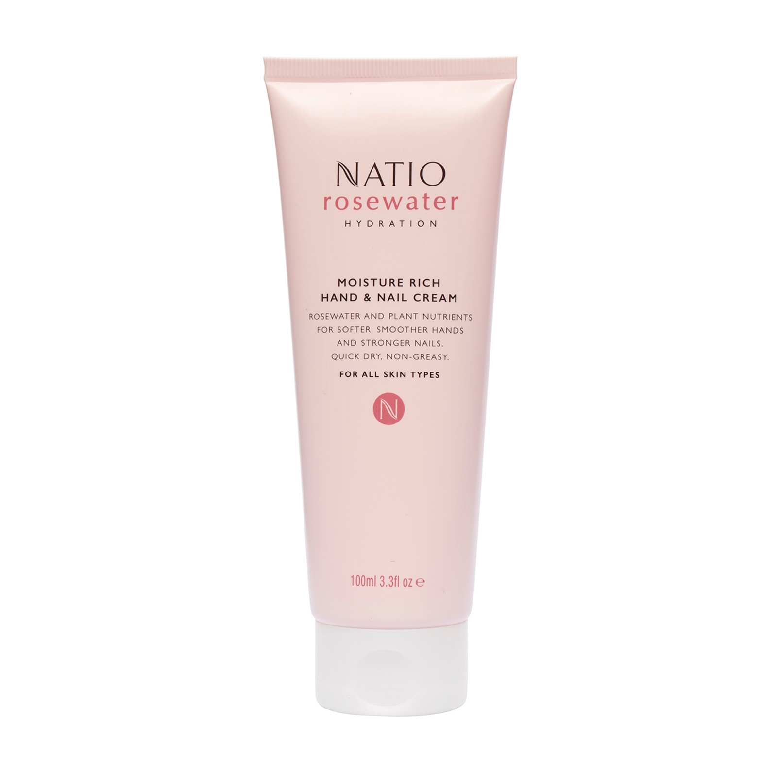 Rosewater Hydration Moisture Rich Hand & Nail Cream • 100ML