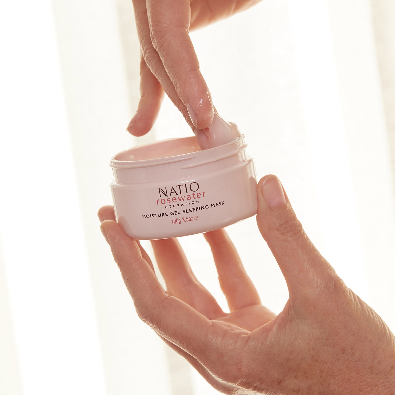 Rosewater Hydration Moisture Gel Sleeping Mask • 100gm