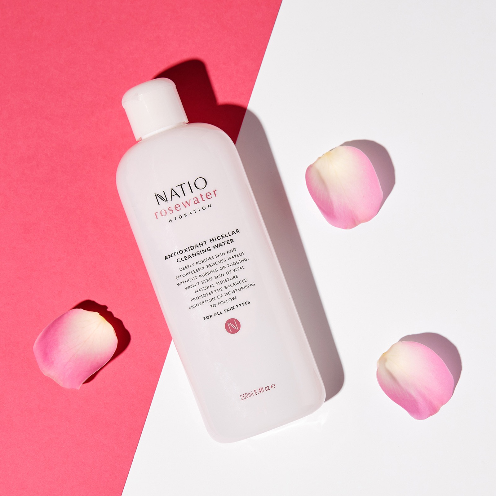 Rosewater Antioxidant Micellar Cleansing Water • 250ml