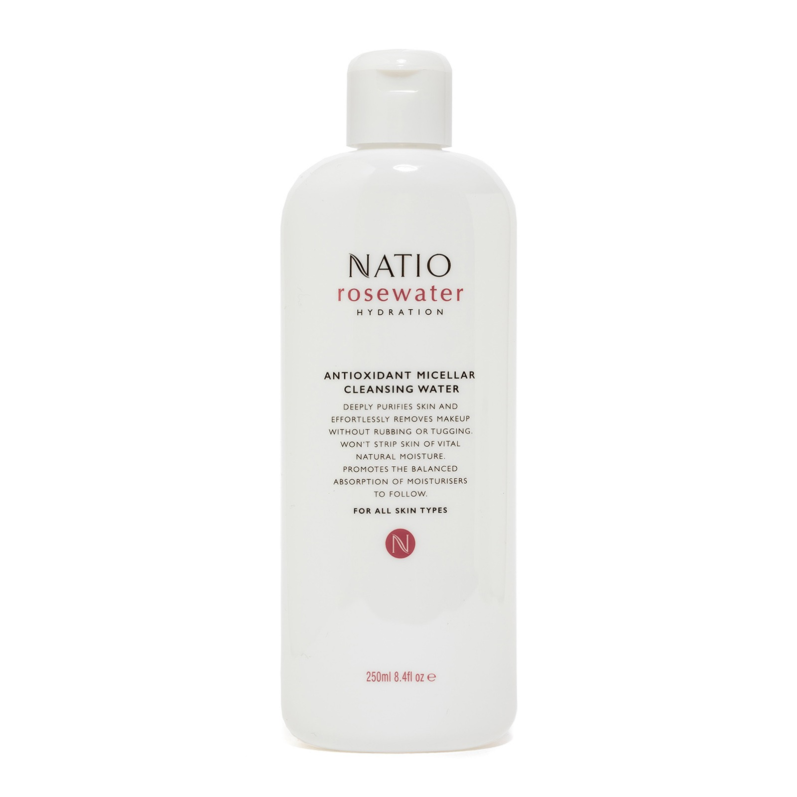 Rosewater Antioxidant Micellar Cleansing Water • 250ml