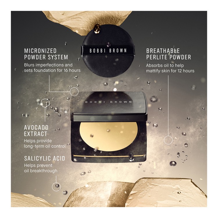 Sheer Finish Pressed Powder (Re-form) • Warm Natural​ - Dark Beige
