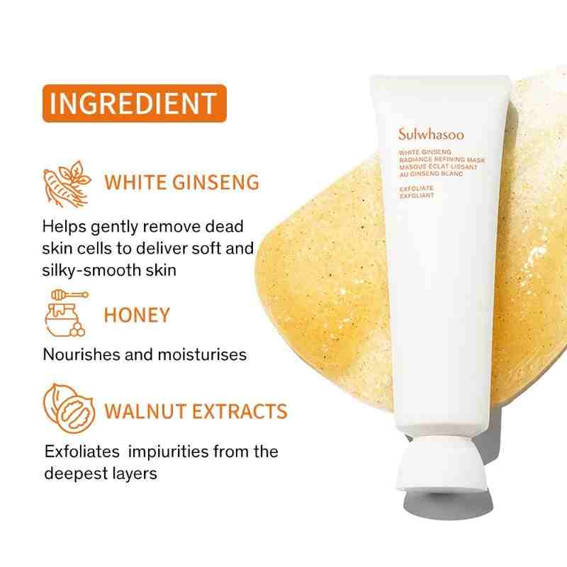 White Ginseng Radiance Refining Mask • 120ml