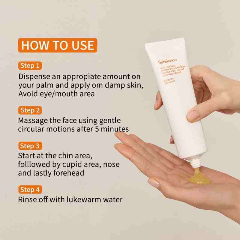 White Ginseng Radiance Refining Mask • 120ml