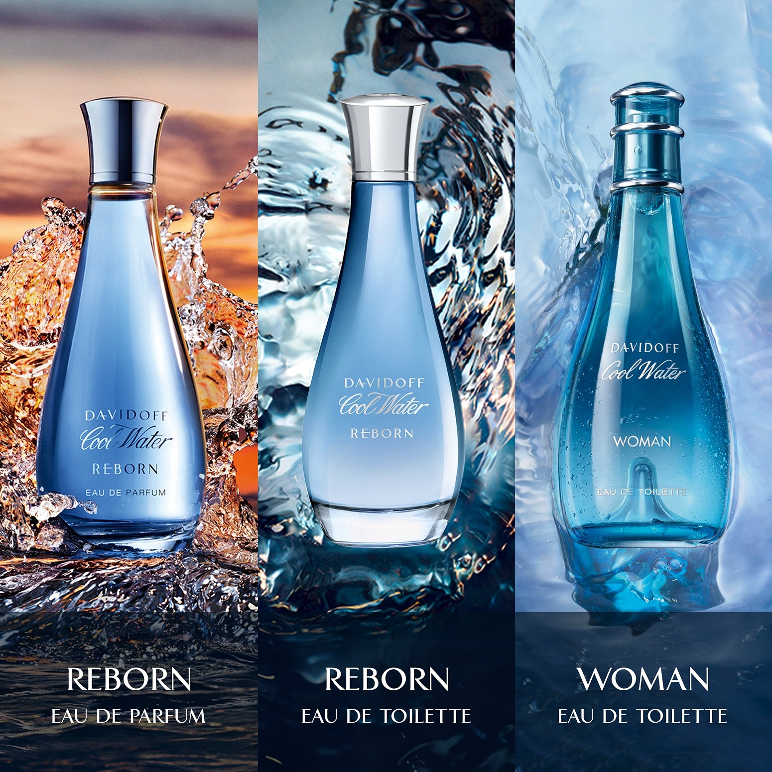 Cool Water Reborn Eau De Parfum For Her • 100ml