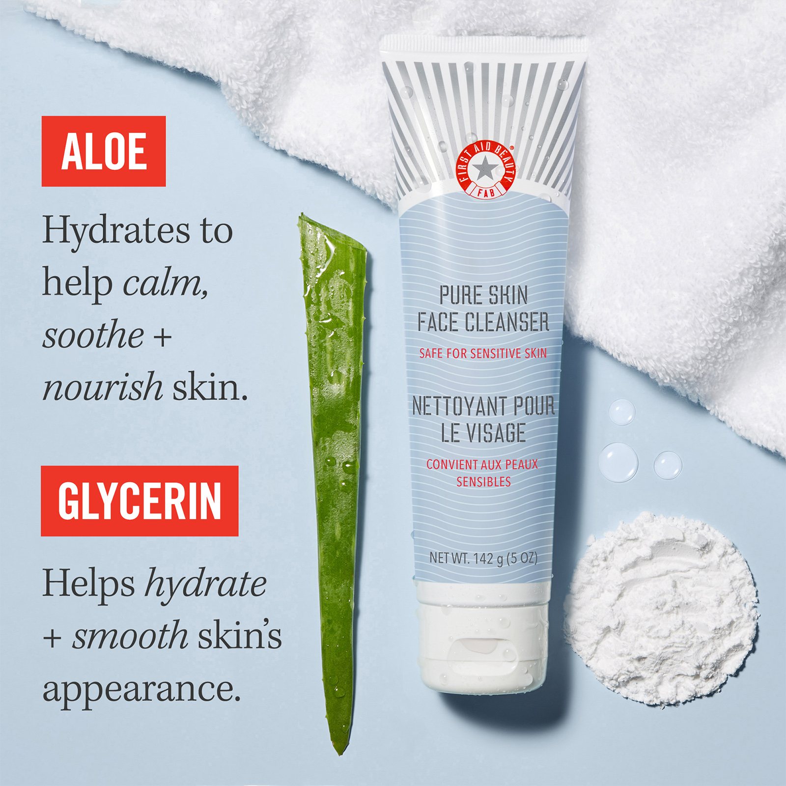 Pure Skin Face Cleanser • 142g