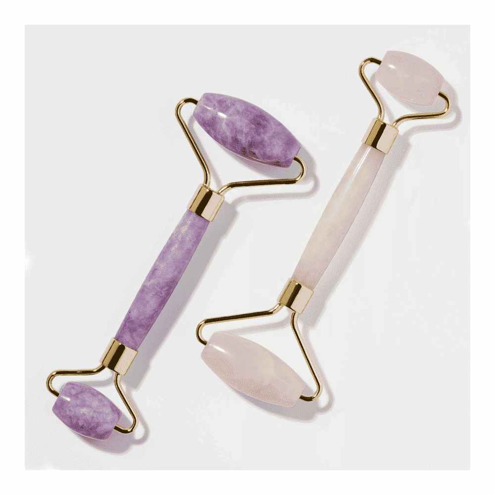 Facial Roller • Rose Quartz