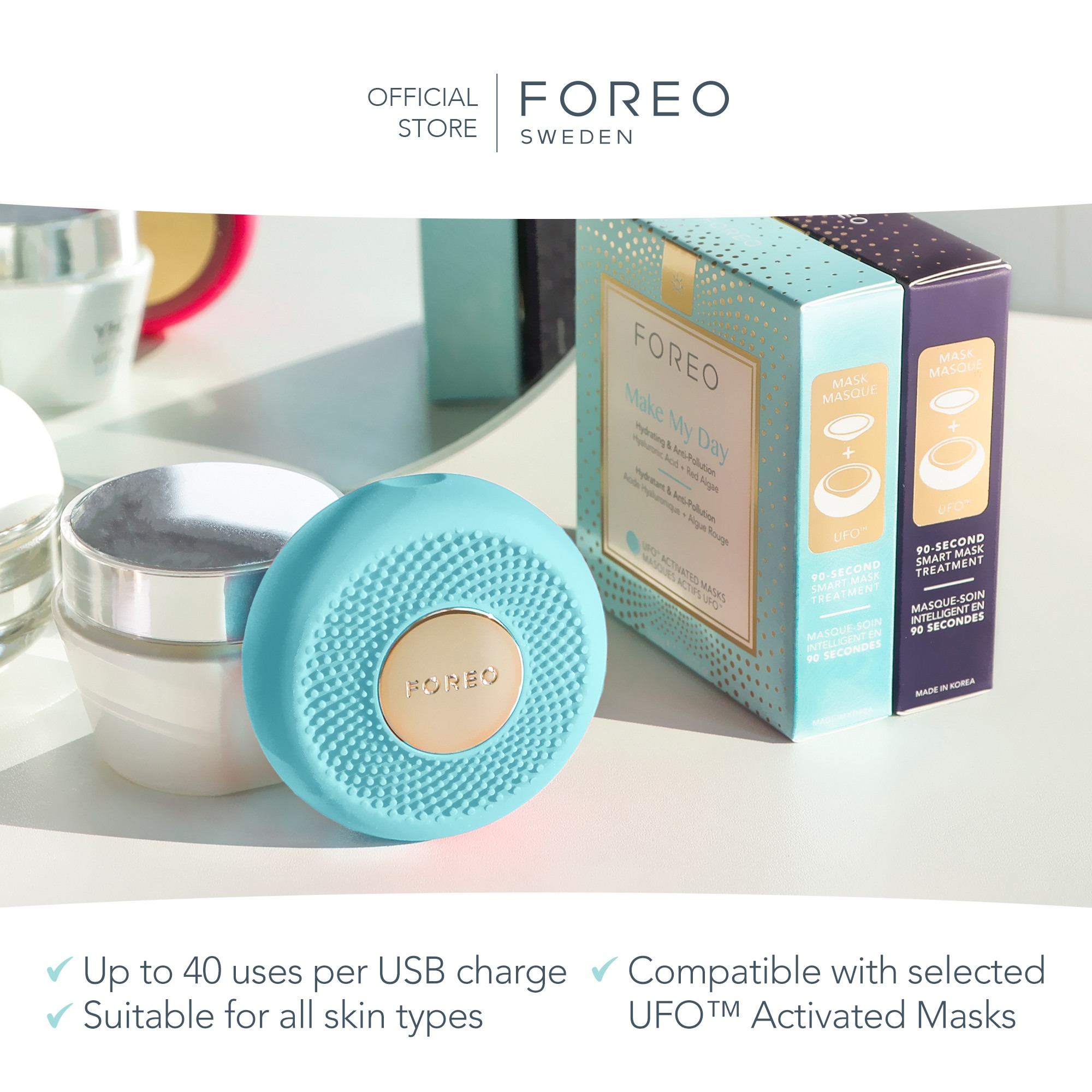 UFO Mini Smart Face Treatment • Mint