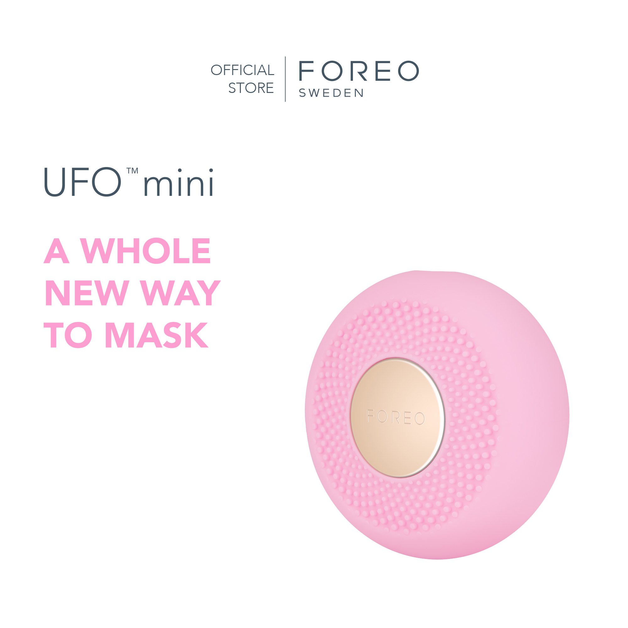 UFO Mini Smart Face Treatment • Pearl Pink
