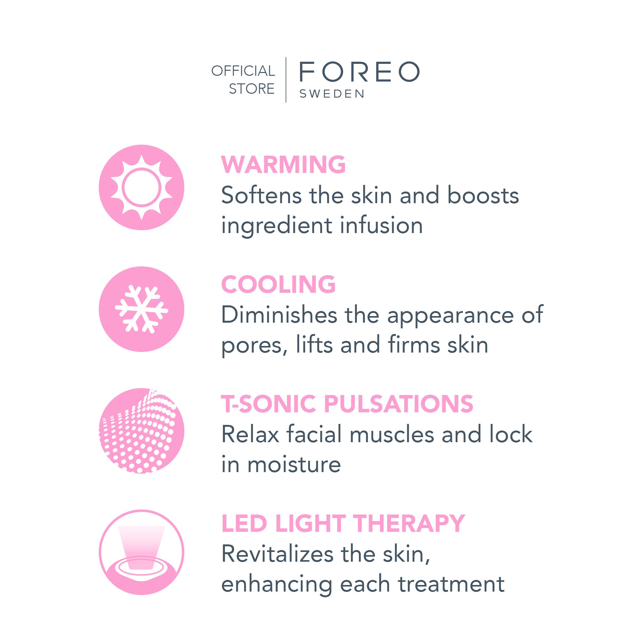 UFO Mini Smart Face Treatment • Pearl Pink