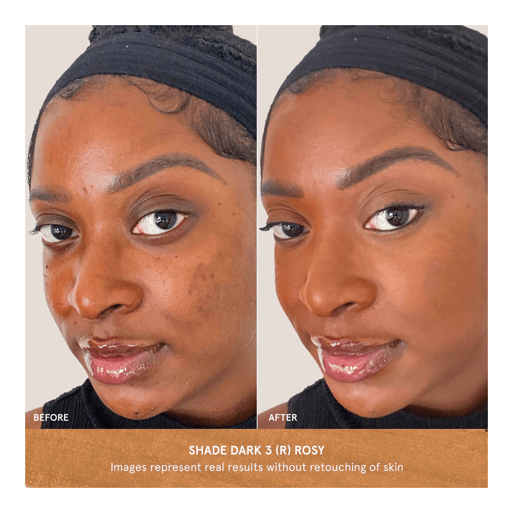 Turn Up The Base Versatile Powder Foundation • Dark 3 (R) - Dark Skin With Rosy Undertones