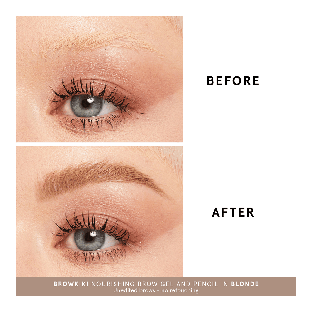 BrowKiki Micro Brow Defining Pencil • Blonde - Neutral undertones, for very fair, light blonde hair