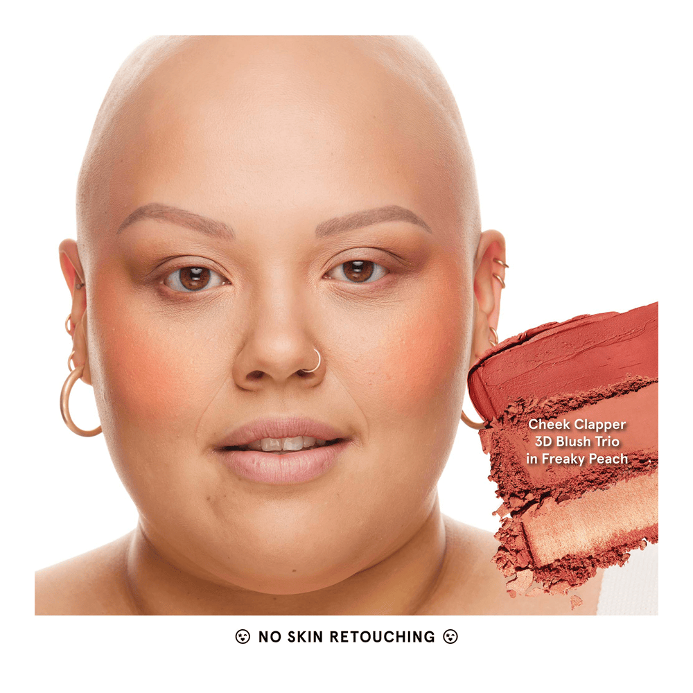 Cheek Clapper 3D Blush Trio • Freaky Peach