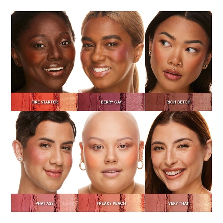 Cheek Clapper 3D Blush Trio • Freaky Peach