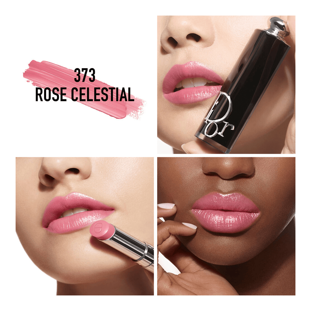 Addict Shine 90 Natural Origin Refillable Lipstick 373 Rose Celestial