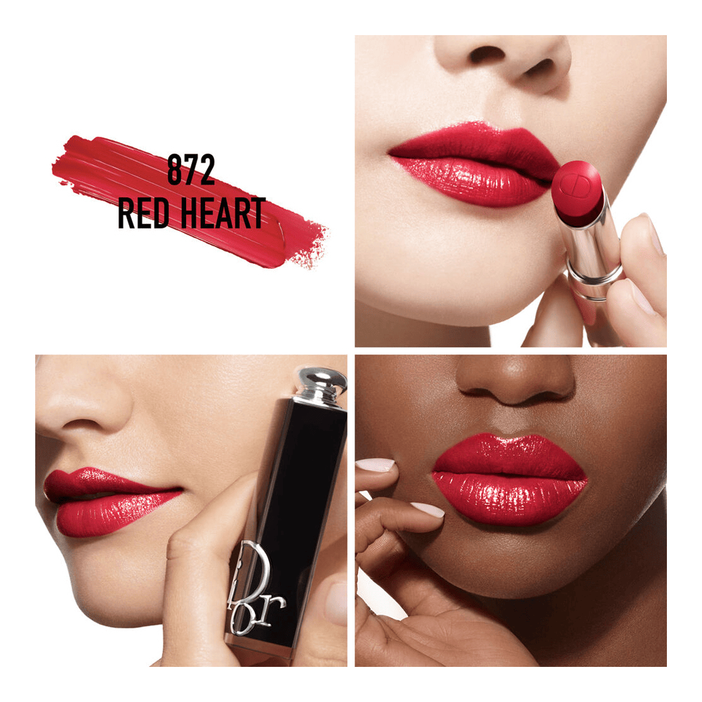 Addict Shine 90% Natural Origin Refillable Lipstick • 872 Red Heart
