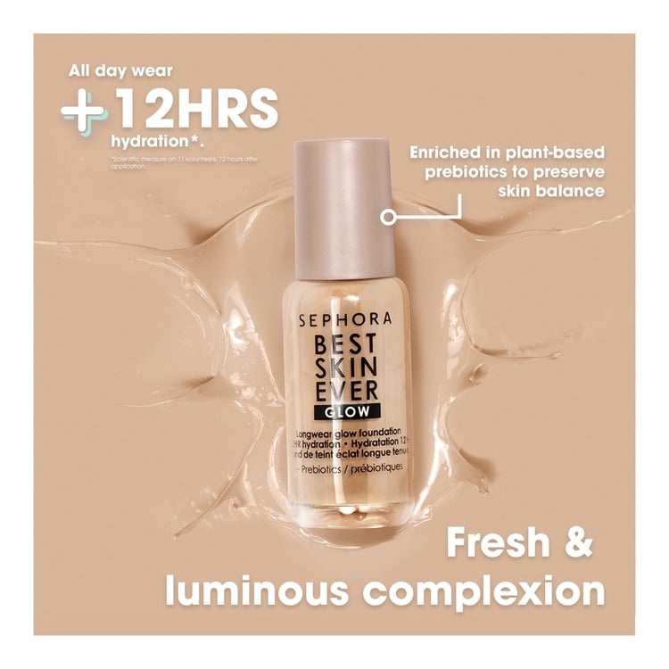 Best Skin Ever Glow 12HR Moisturizing Liquid Foundation • 21P - Pink / Cool Undertone