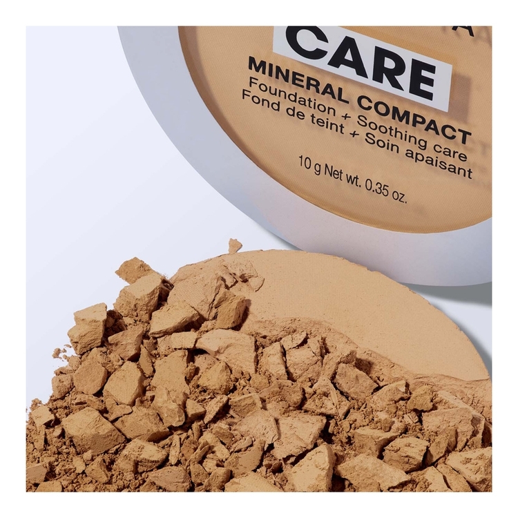 Care Mineral Compact Powder Foundation - Matte Finish & Soothing Effect • 25 Beige Medium