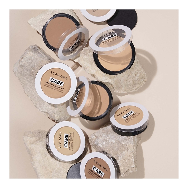 Care Mineral Compact Powder Foundation - Matte Finish & Soothing Effect • 25 Beige Medium