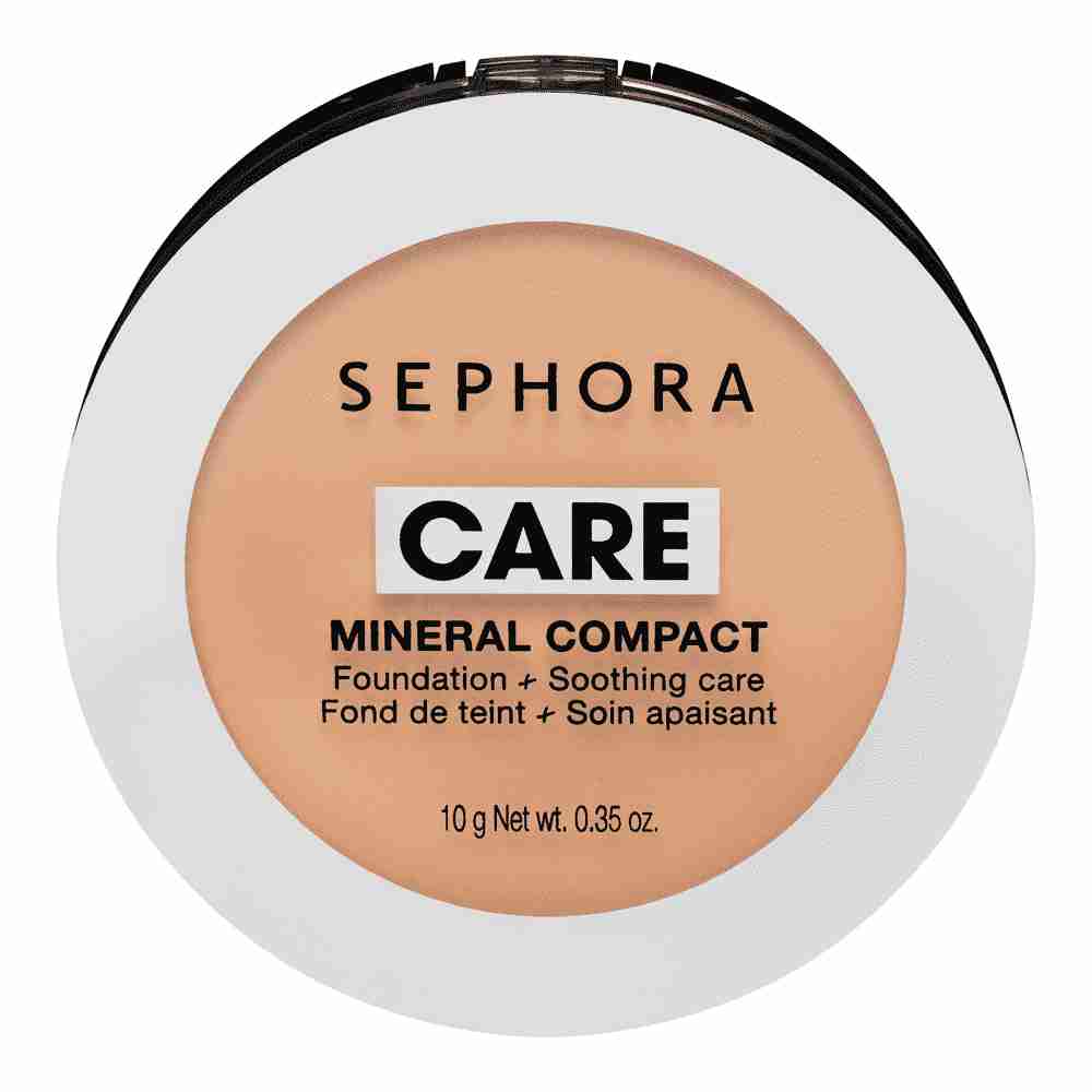Care Mineral Compact Powder Foundation - Matte Finish & Soothing Effect • 36 Amber Tan