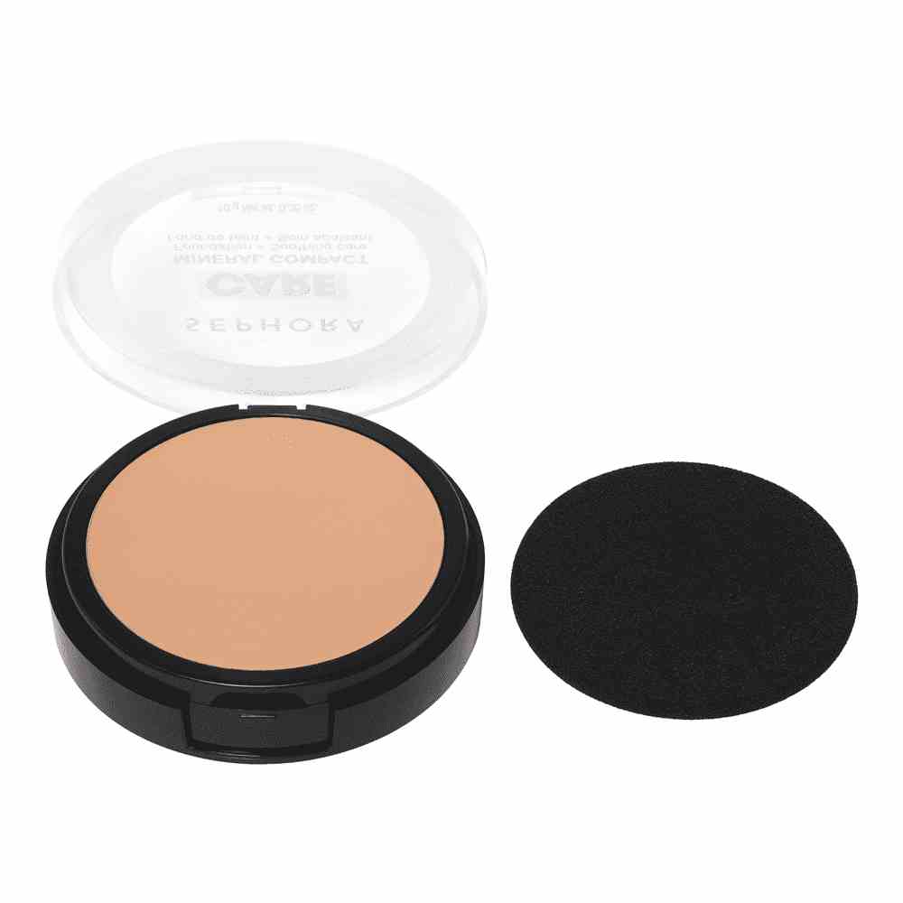 Care Mineral Compact Powder Foundation - Matte Finish & Soothing Effect • 36 Amber Tan
