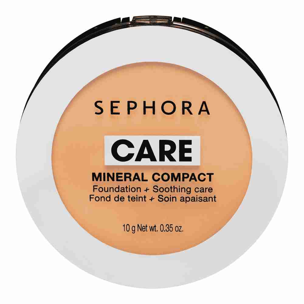 Care Mineral Compact Powder Foundation - Matte Finish & Soothing Effect • 35 Bronze Tan