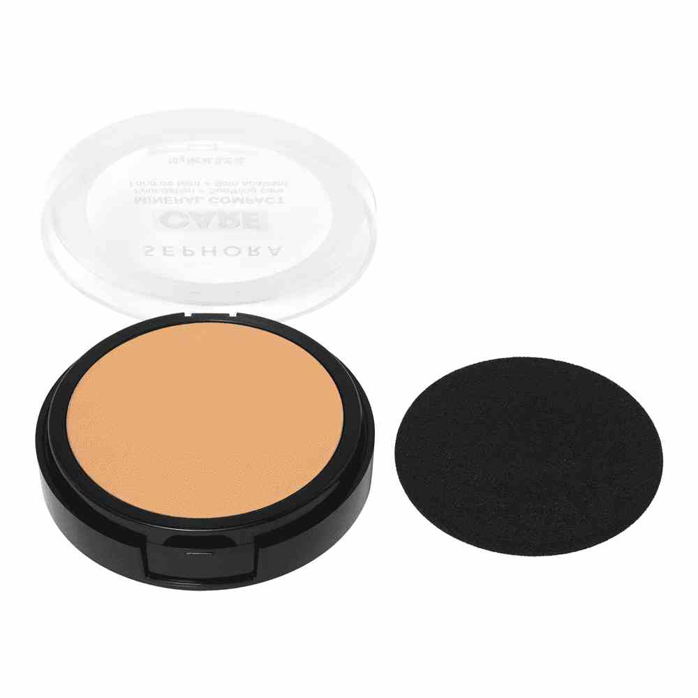 Care Mineral Compact Powder Foundation - Matte Finish & Soothing Effect • 35 Bronze Tan