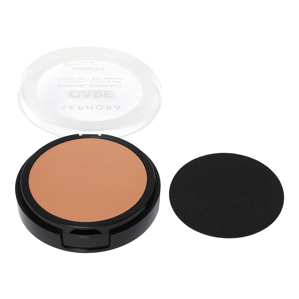 Care Mineral Compact Powder Foundation - Matte Finish & Soothing Effect • 39 Sienna Tan