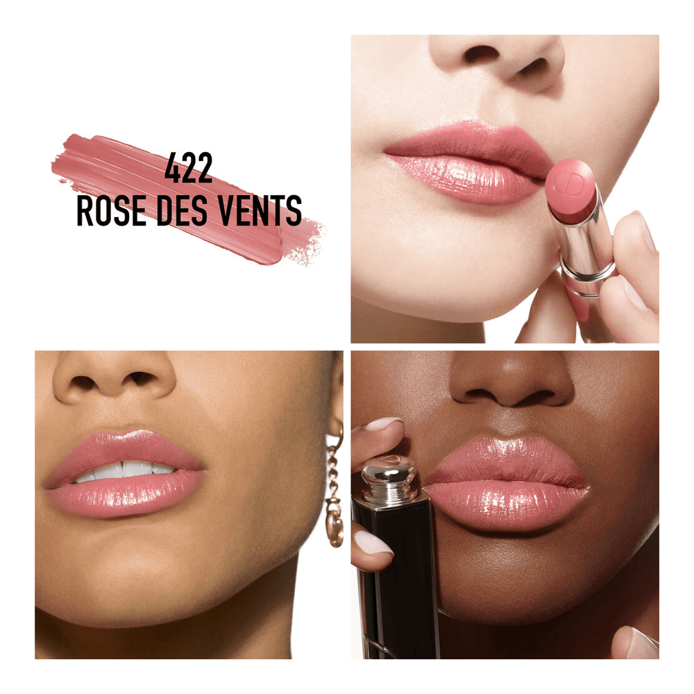 Addict Shine 90% Natural Origin Refillable Lipstick • 422 Rose des Vents