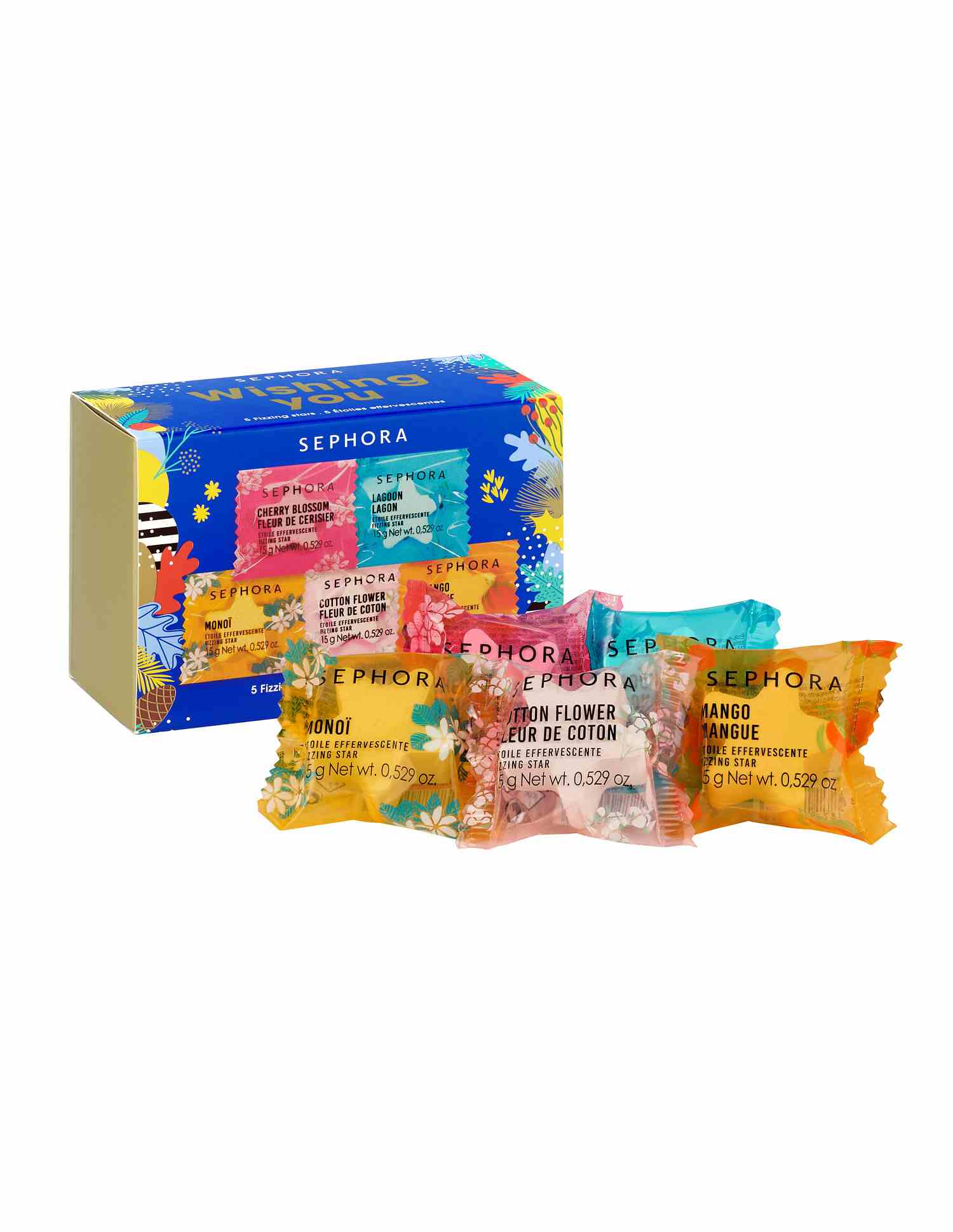 Wishing You Set Of 5 Fizzing Stars (Limited Edition) • 5g