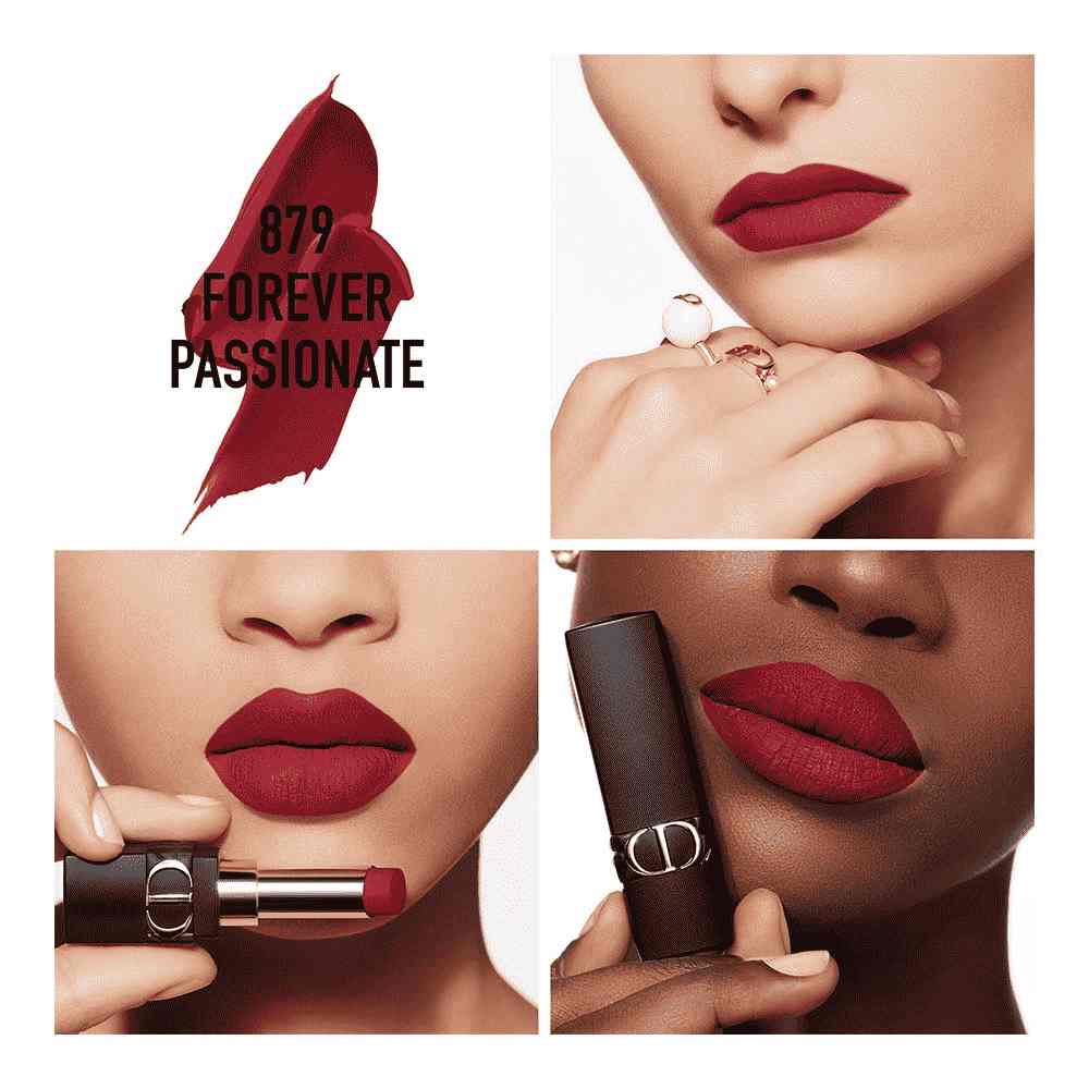 Rouge Dior Forever Lipstick • 879 Forever Passionate