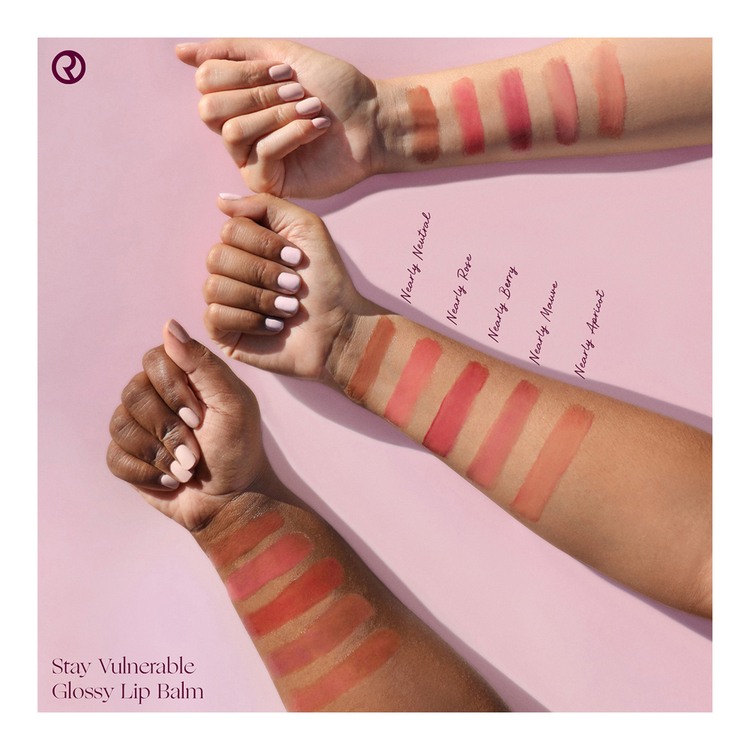 Stay Vulnerable Glossy Lip Balm • Nearly Rose