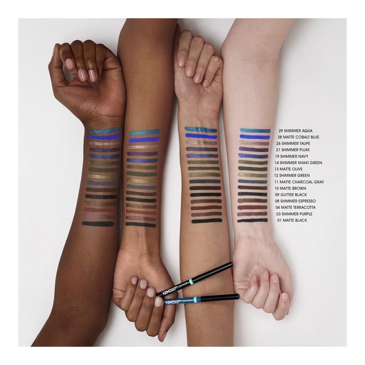 12H Retractable Waterproof Eyeliner • 10 Matte Brown