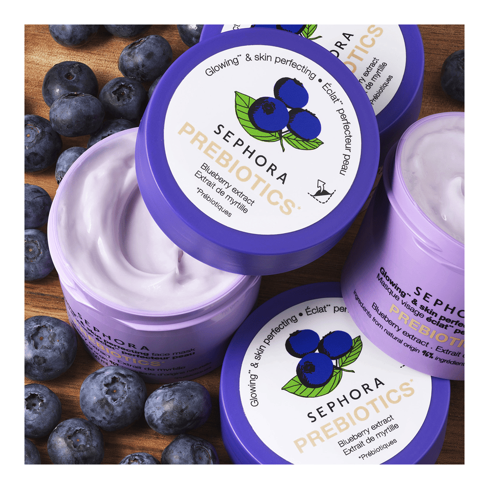 Prebiotics 8H Hydration Face Mask • Glowing & Skin Perfecting Blueberry