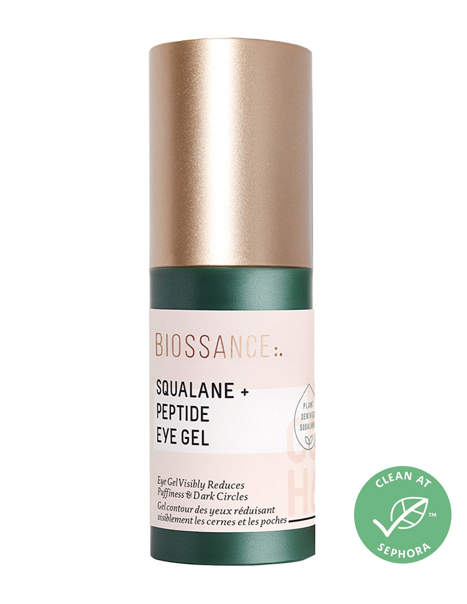 Squalane + Peptide Brightening & De-Puffing Eye Gel