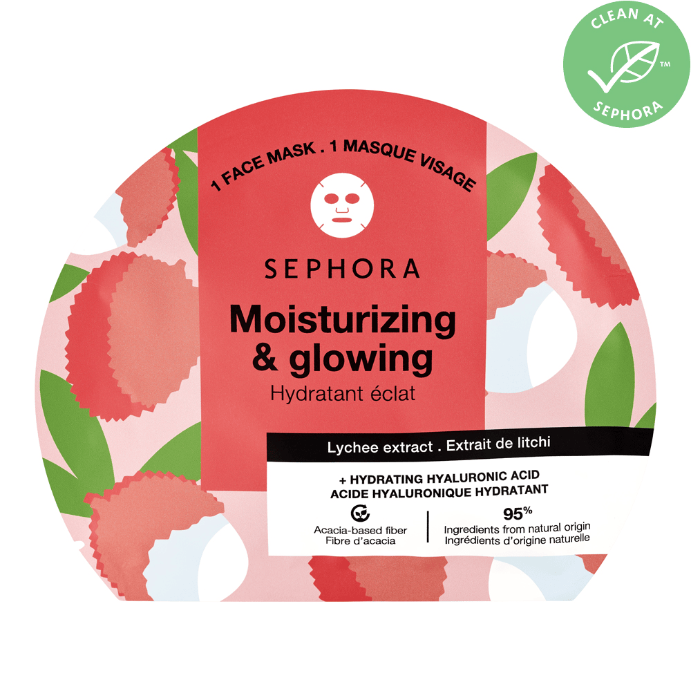 Fiber Face Masks • Lychee - Moisturizing & Glowing